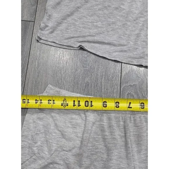 Auden Women's Cloud Knit Pajama Set Gray Medium A003789 - Picture 6 of 12